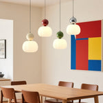 Lampada a sospensione Bauhaus vintage color crema