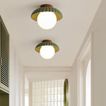 Lampada da soffitto cromata dal design minimalista