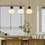 Lampada a sospensione Bauhaus vintage color crema