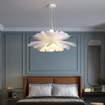 Lampada a sospensione minimalista a forma di fiore bianco