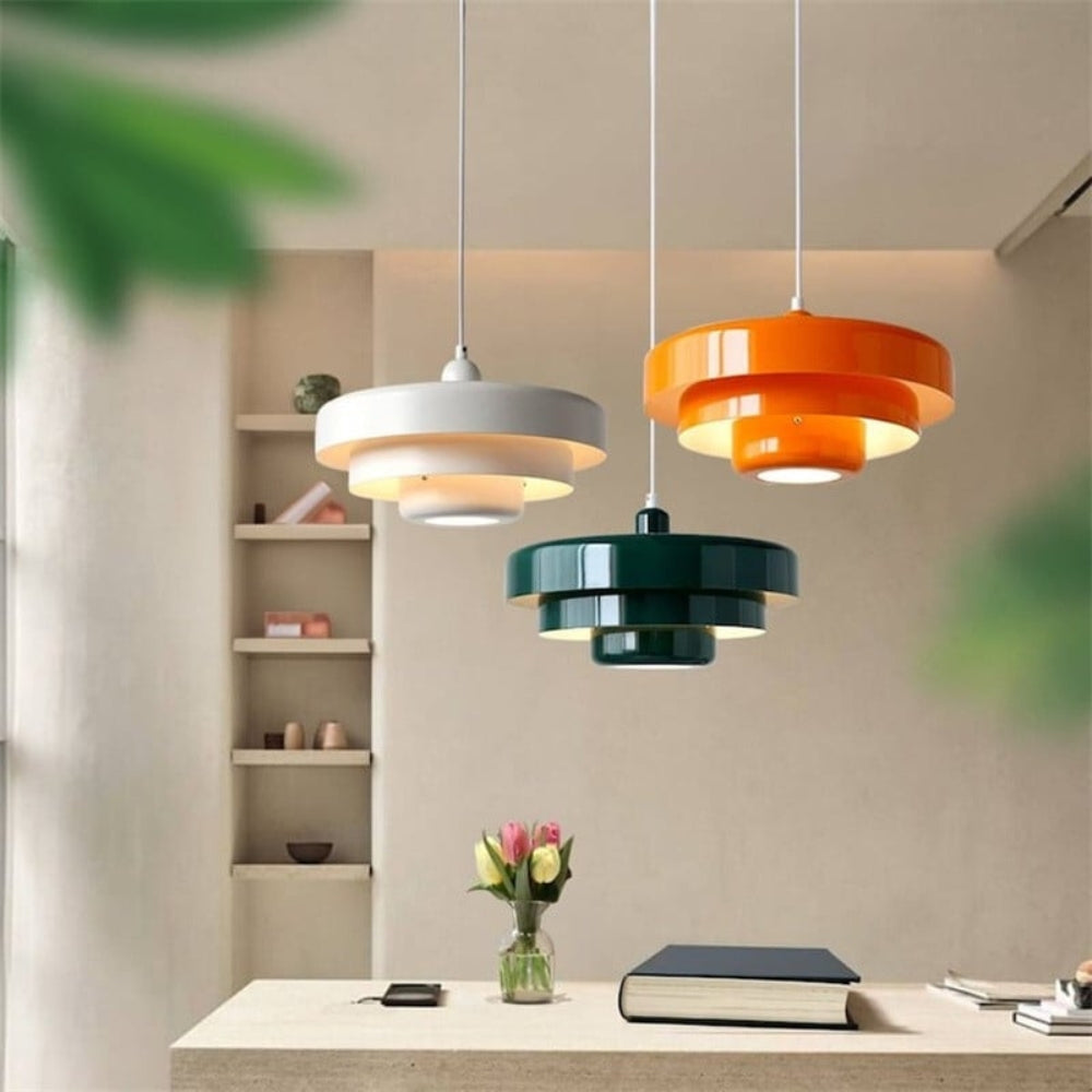 Lampada a sospensione Bauhaus arcobaleno pastello