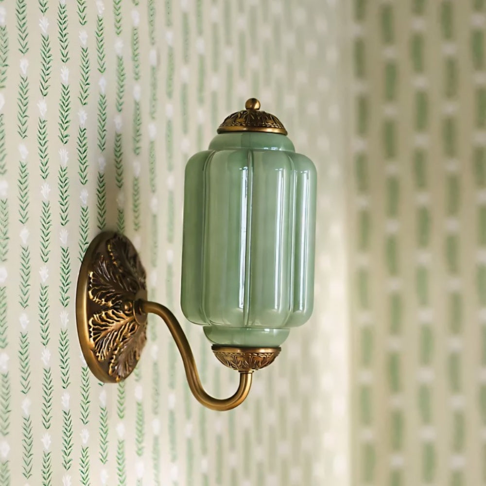 Applique in vetro opalino di ispirazione vintage