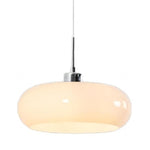 Lampada a sospensione vintage in vetro arancione Bauhaus