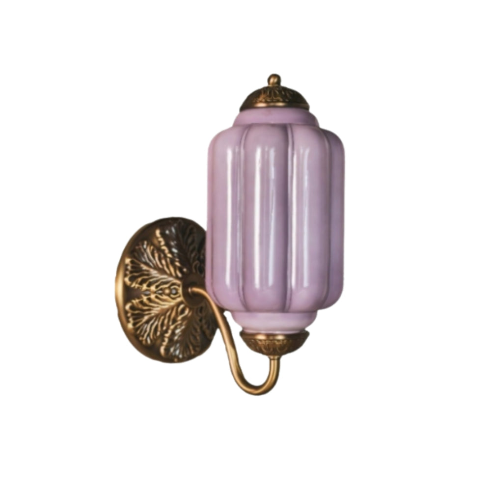 Applique in vetro opalino di ispirazione vintage