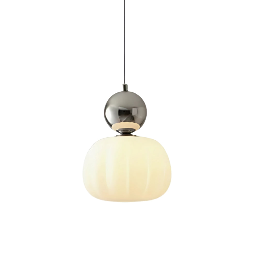 Lampada a sospensione Bauhaus vintage color crema