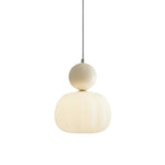 Lampada a sospensione Bauhaus vintage color crema