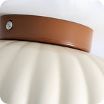 Lampada da soffitto cromata dal design minimalista