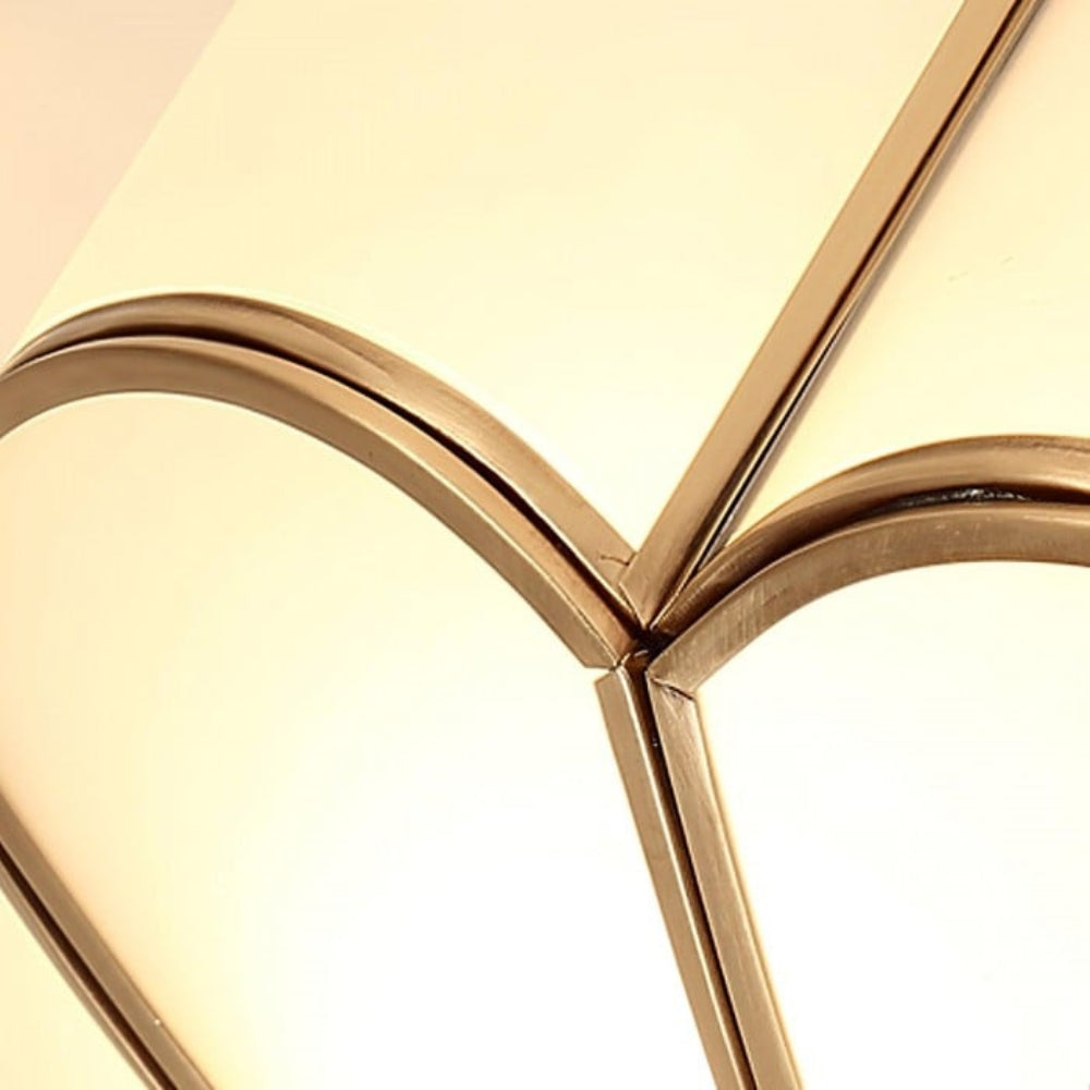 Lampada da soffitto minimalista a forma di fiore