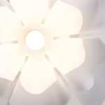 Lampada a sospensione minimalista a forma di fiore bianco