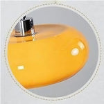 Lampada a sospensione vintage in vetro arancione Bauhaus