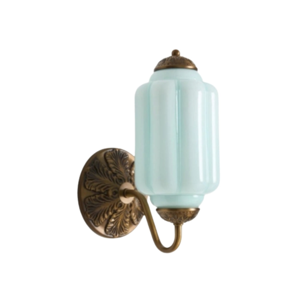 Applique in vetro opalino di ispirazione vintage